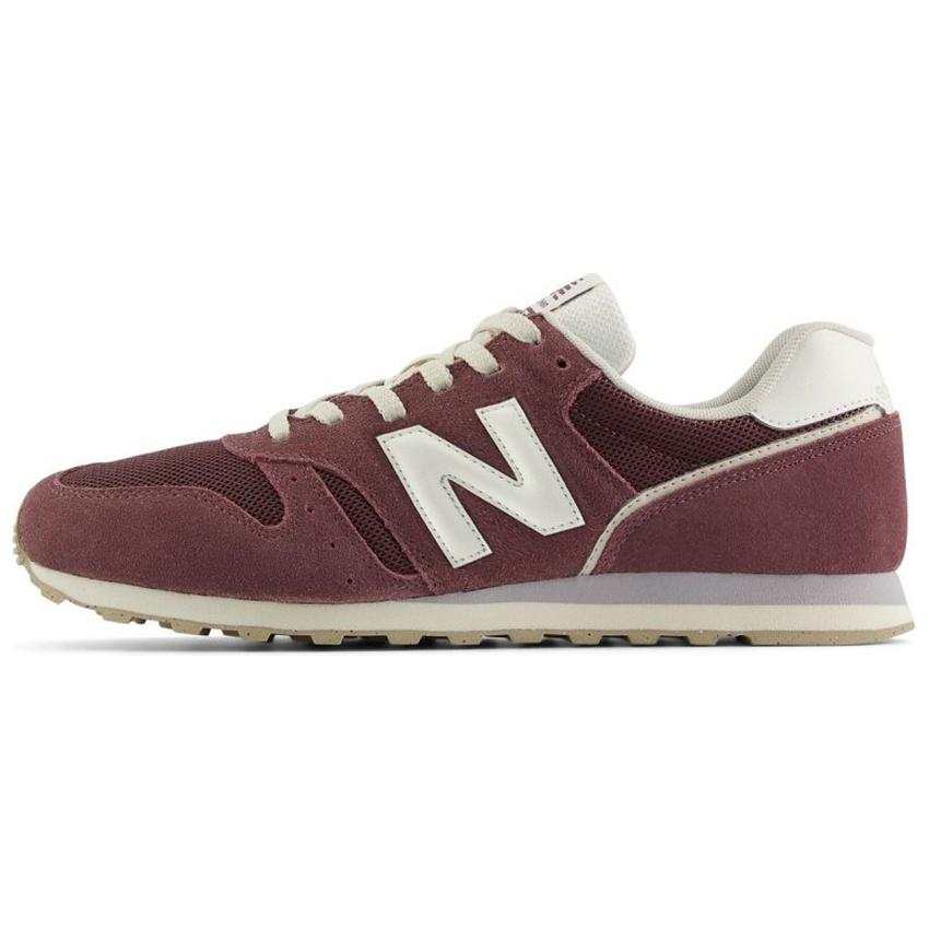 New Balance New Balance NB 373 Leather Soft And Comfortable Low top Casual Shoes Unisex Chestnut