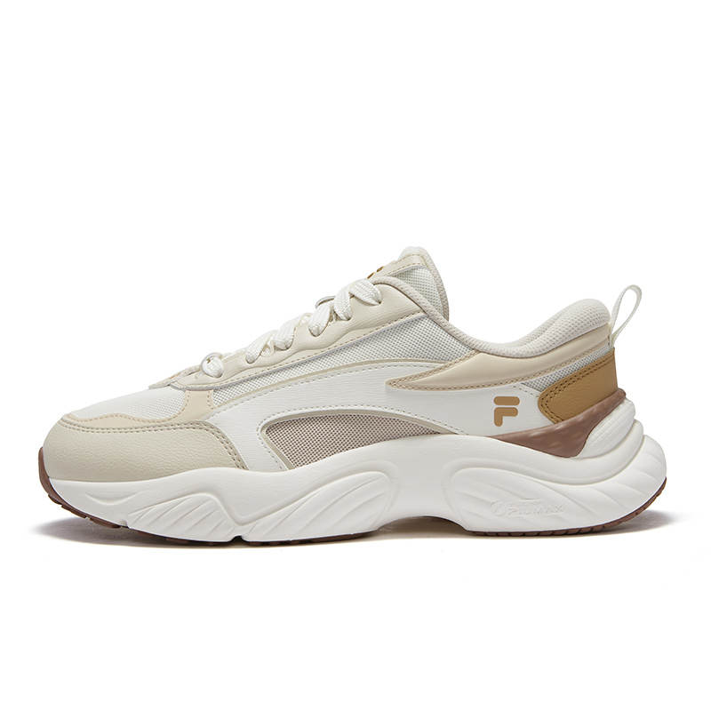 FILA FUSION Conch D Versatile Low top Casual Shoes Men's White Brown