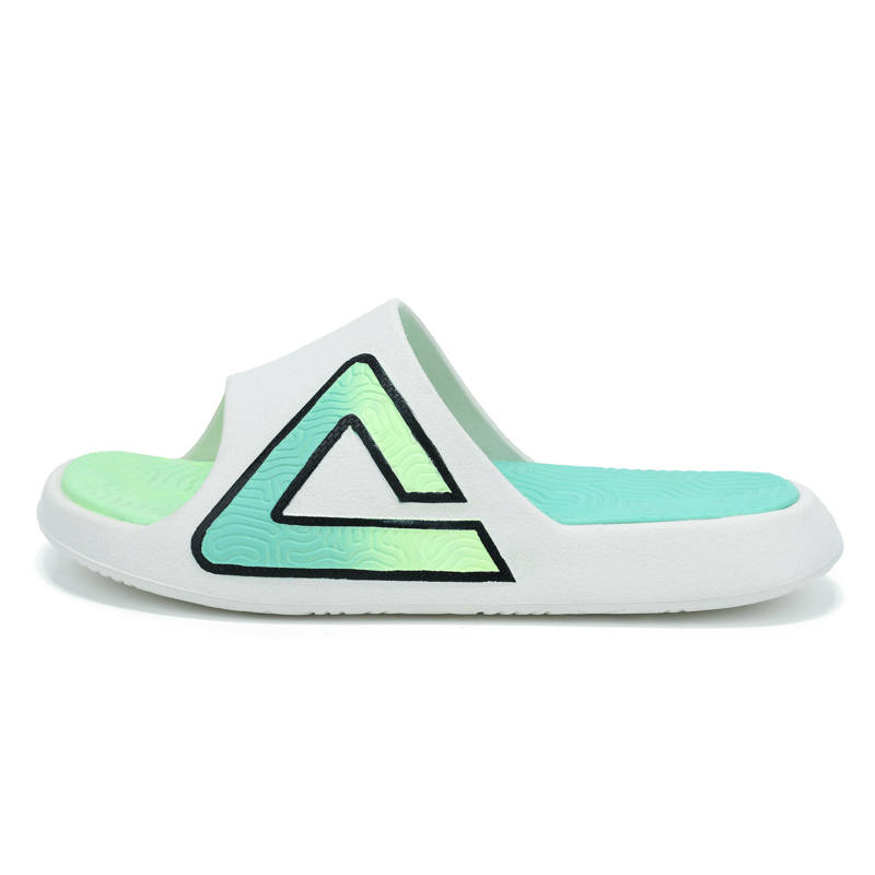 PEAK PEAK State Pole Taichi Slippers Unisex Canvas White Green