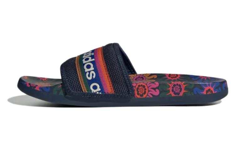 Adidas Adidas Adilette Comfort Slide 'Floral Night Indigo' Women's