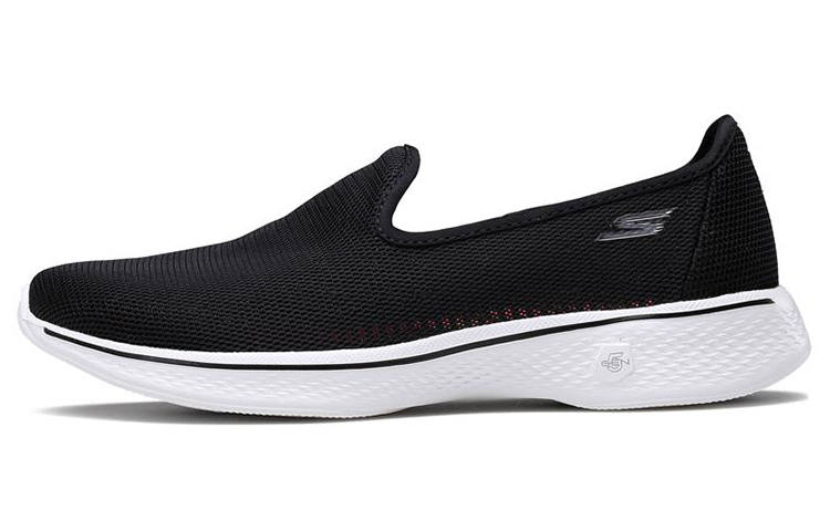 Skechers Go Walk 4 Casual Shoes Women's Low Top Black/White