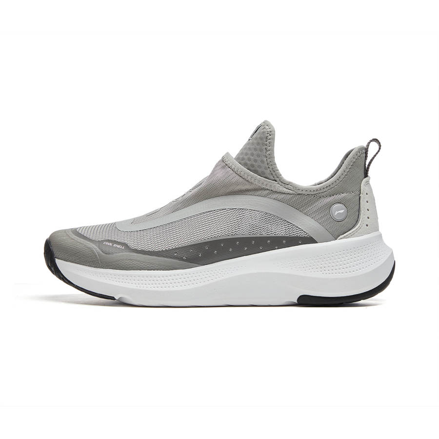 Li-Ning Li Ning Textile, TPU Low top Casual Shoes Men's Gray