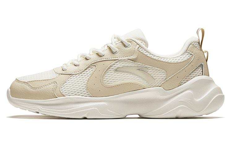 Anta Slip Resistant Abrasion Resistant Slip Resistant Abrasion Resistant Low top Casual Shoes Men's Beige
