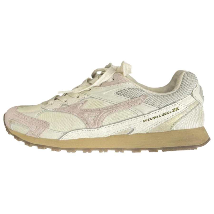 Mizuno LG 60S Low top Casual Shoes Unisex Fleece Cloud White