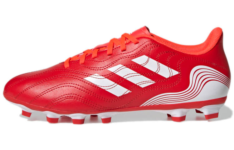 Adidas Adidas Copa Sense.4 FG Firm Ground Slip Resistant Abrasion Resistant Soccer Shoes Men's Red White