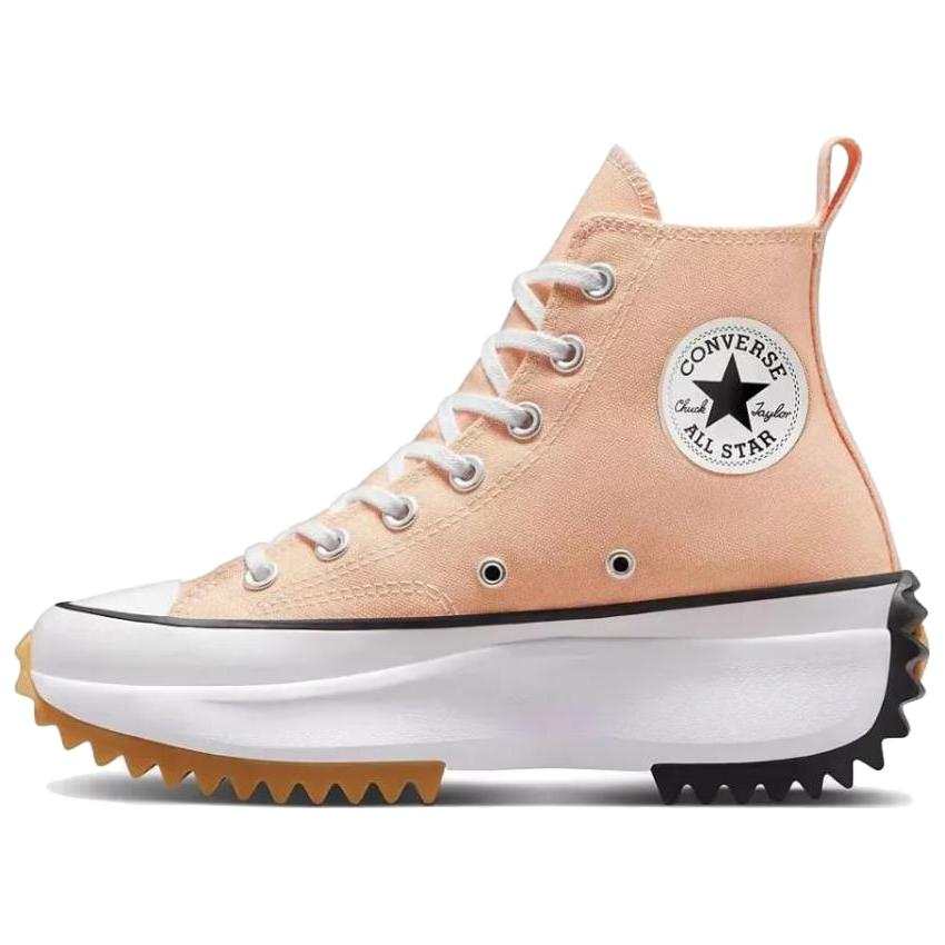 Converse Run Star Hike Abrasion Resistant Abrasion Resistant High top Casual Shoes Unisex Pink