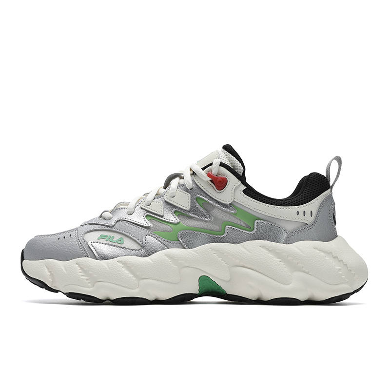 FILA Fern 2 Fern Sneakers 2.0 Low top Casual Shoes Men's White Silver