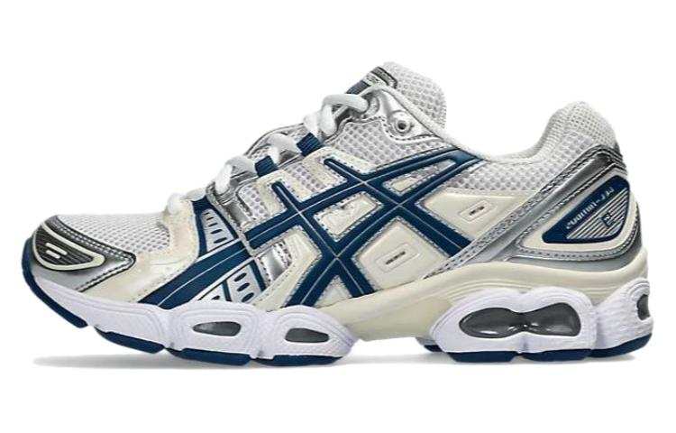 ASICS GEL Nimbus 9 Low top Casual Shoes Unisex Beige Blue