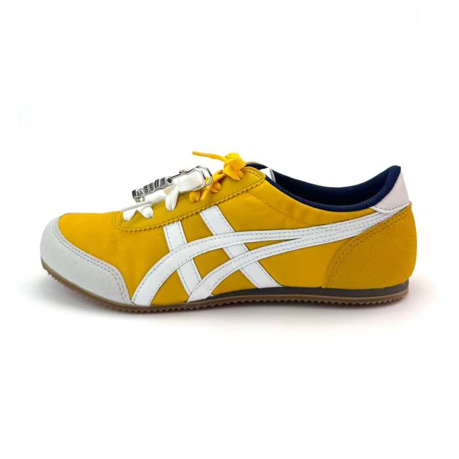 Onitsuka Tiger Track Trainer Casual Shoes Unisex Low Top White/Yellow
