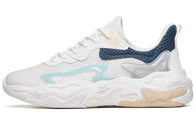 Anta Butterfly Metamorphosis Comfortable Breathable Low top Sports Casual Shoes Men's Blue White Silver