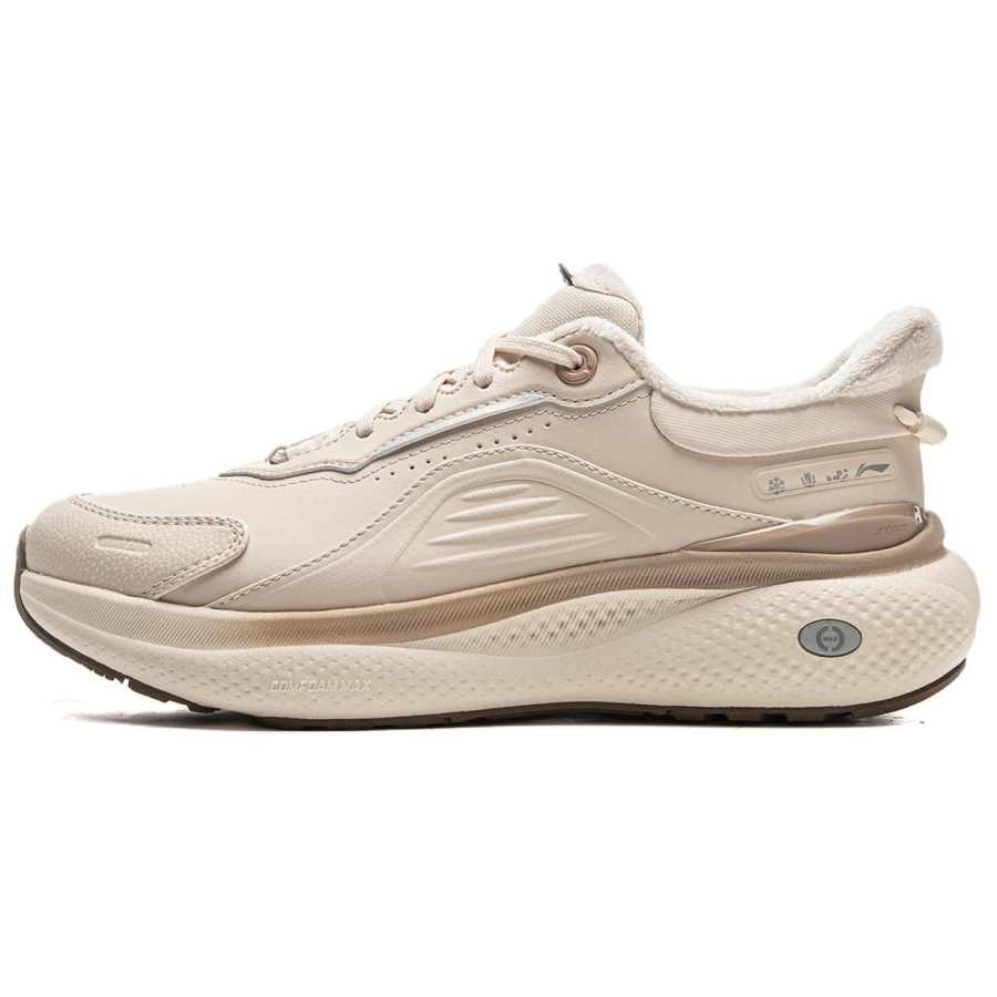 Li-Ning Li Ning SOFT PLUS 2 FLEECE Wear resistant And Lightweight Low top Casual Shoes Women's