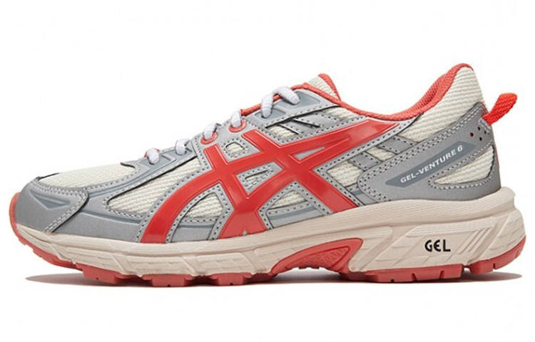ASICS Gel Venture 6 Kirsh Silver Red Cream Women's