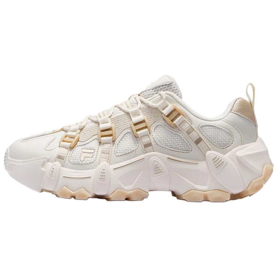 FILA FUSION EXOCET Mountains Shoes Textile, Synthetic Leather Low top Casual Shoes Men's White