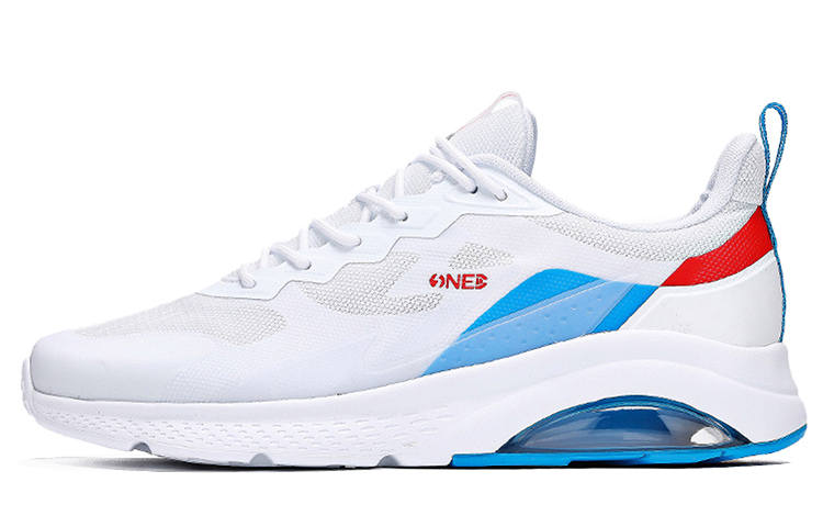 361° Abrasion Resistant Breathable Abrasion Resistant Breathable Low top Sports Casual Shoes Men's White Blue