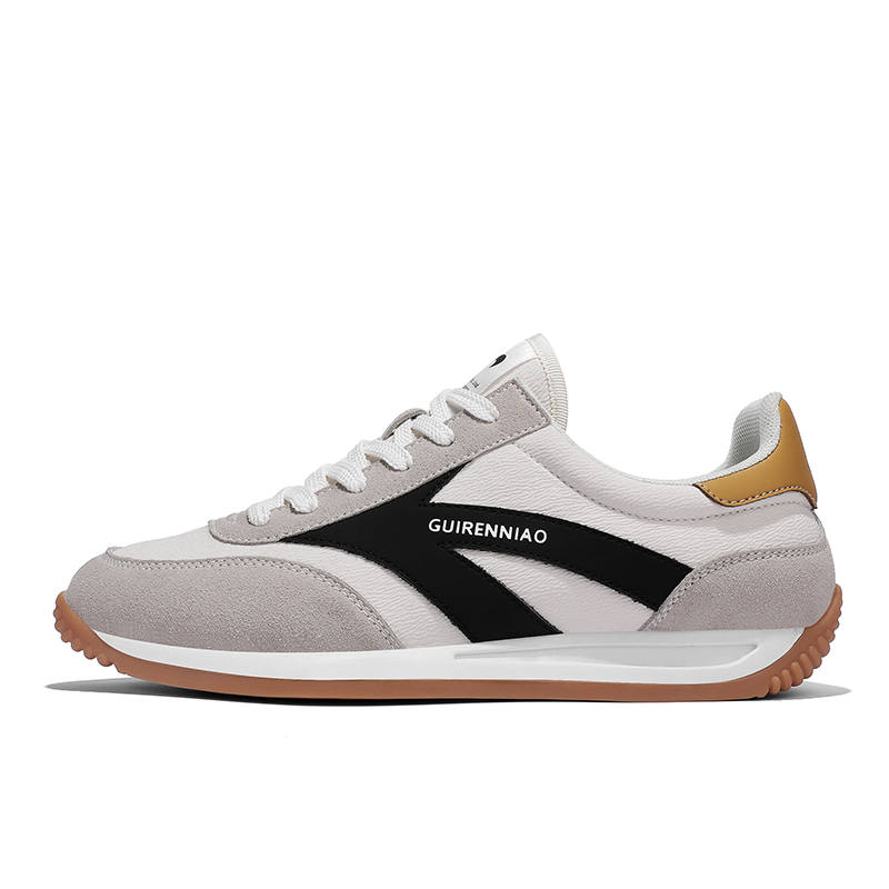 K-bird K bird Synthetic Leather Comfortable Cushioning Slip Resistant Abrasion Resistant Lightweight Low top Casual Shoes