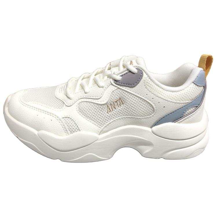 Anta Life Collection Slip Resistant Abrasion Resistant Low top Casual Shoes Women's White