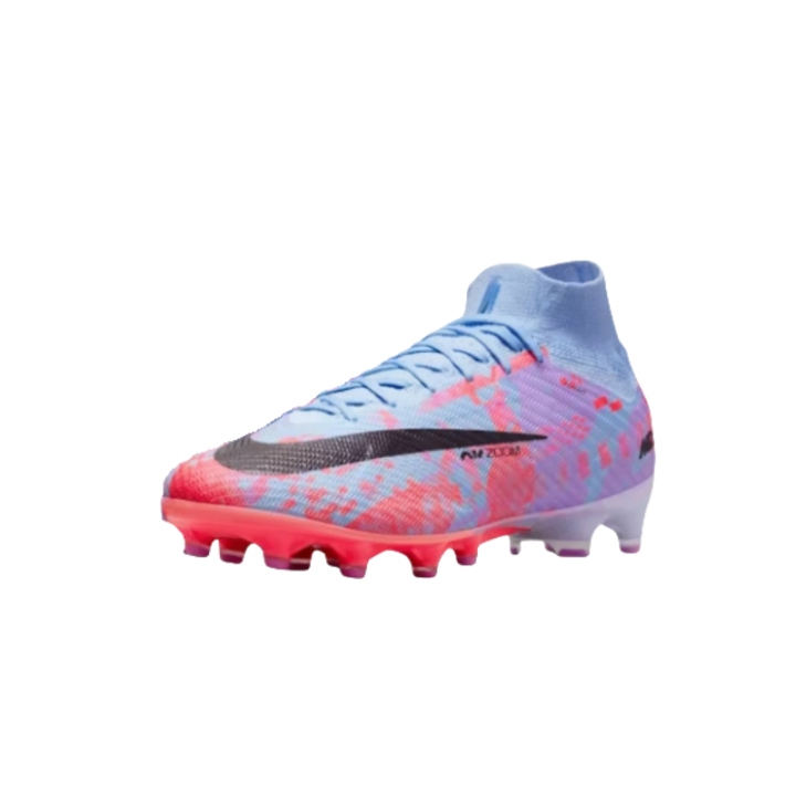 Nike Nike Mercurial Superfly 9 Comfortable Slip Resistant Abrasion Resistant Soccer Shoes Unisex Blue