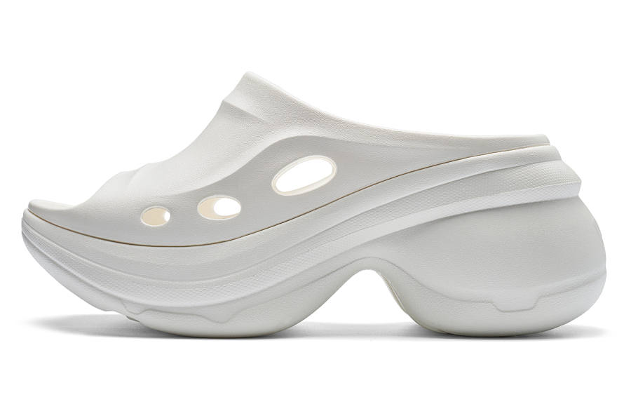 Kappa Slip Resistant Quick Dry Slide Slippers Women's Classic White