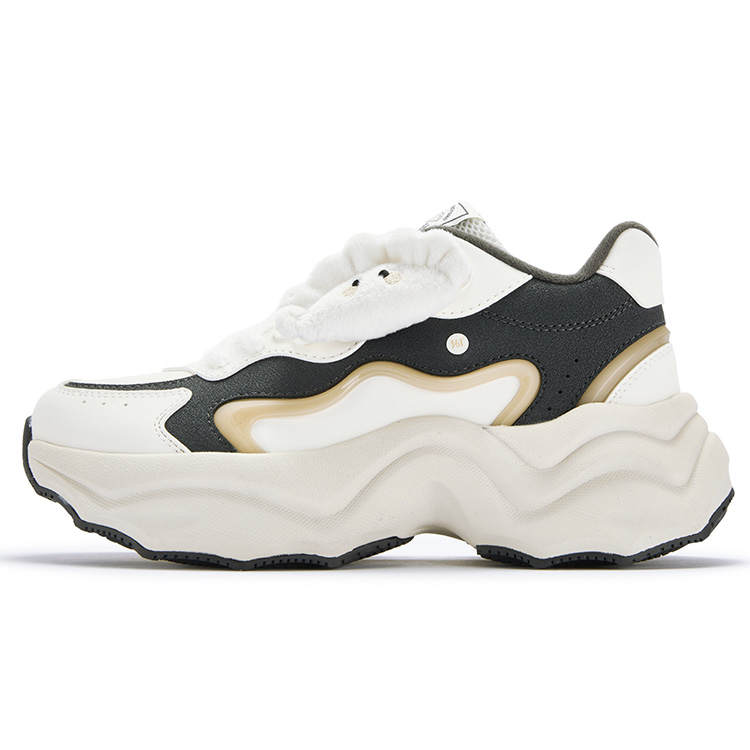 361° Dumpling Shoes Thermal Abrasion Resistant Slip Resistant Low top Casual Shoes Women's White Black