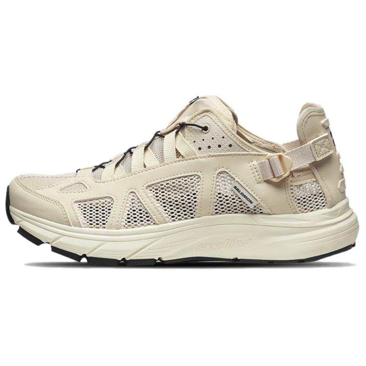 SALOMON Techsonic Low top Casual Shoes Unisex Beige Gray
