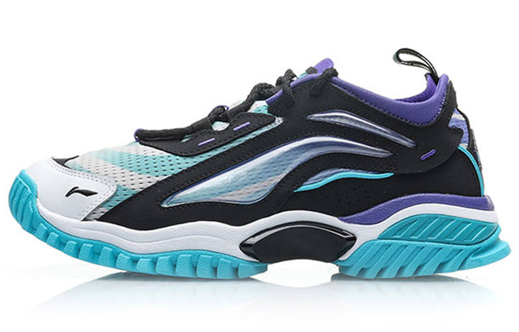 Li-Ning Li Ning Aurora Skywalk Bad Five Xlarge Cushioning Slip Resistant Low top Sports Casual Shoes Men's Blue Black