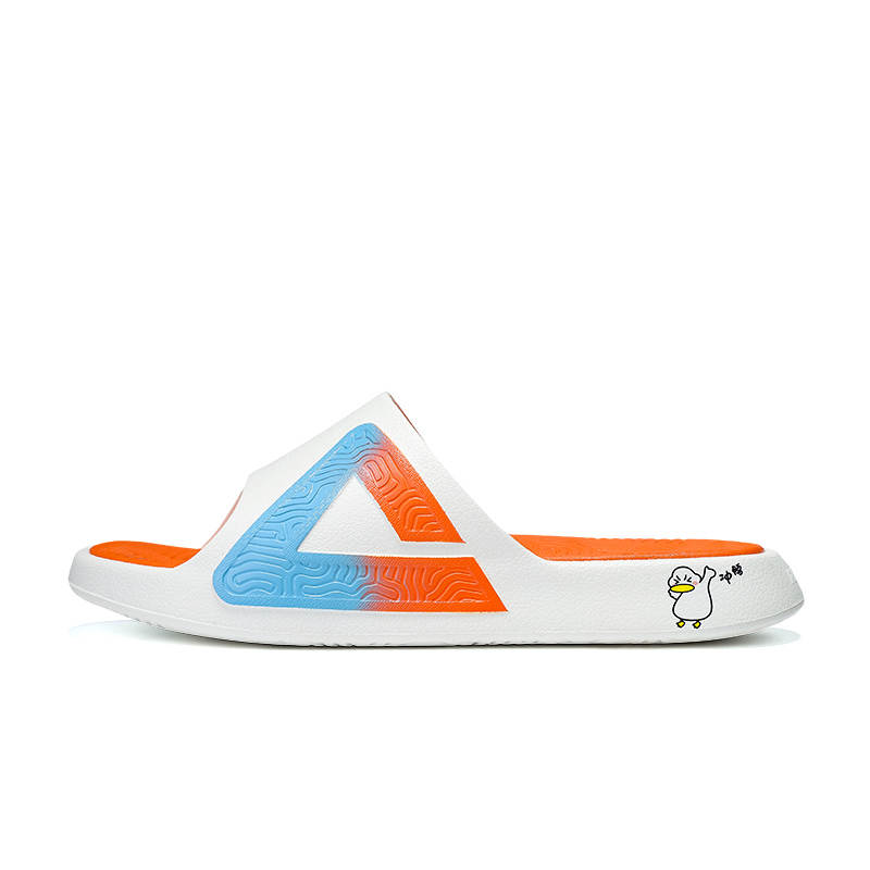 PEAK Taichi Classic Slippers Slide Slippers Women's Ivory Orange