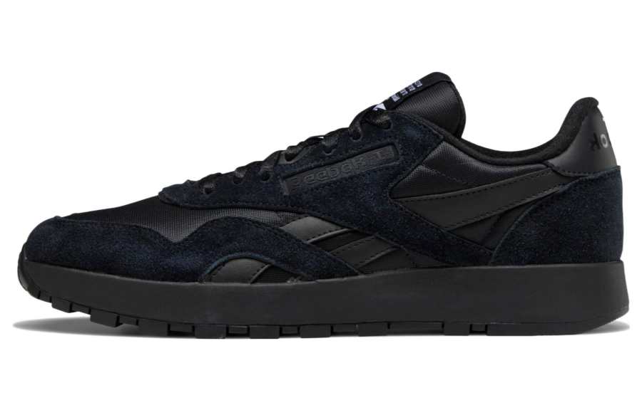 Reebok × Maison Margiela Classic Nylon Tabi Wear-Resistant Low-Top Lifestyle Casual Shoes Unisex Black