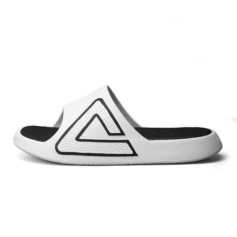 PEAK Taichi Classic Slippers Slide Slippers Unisex Super Light White Black