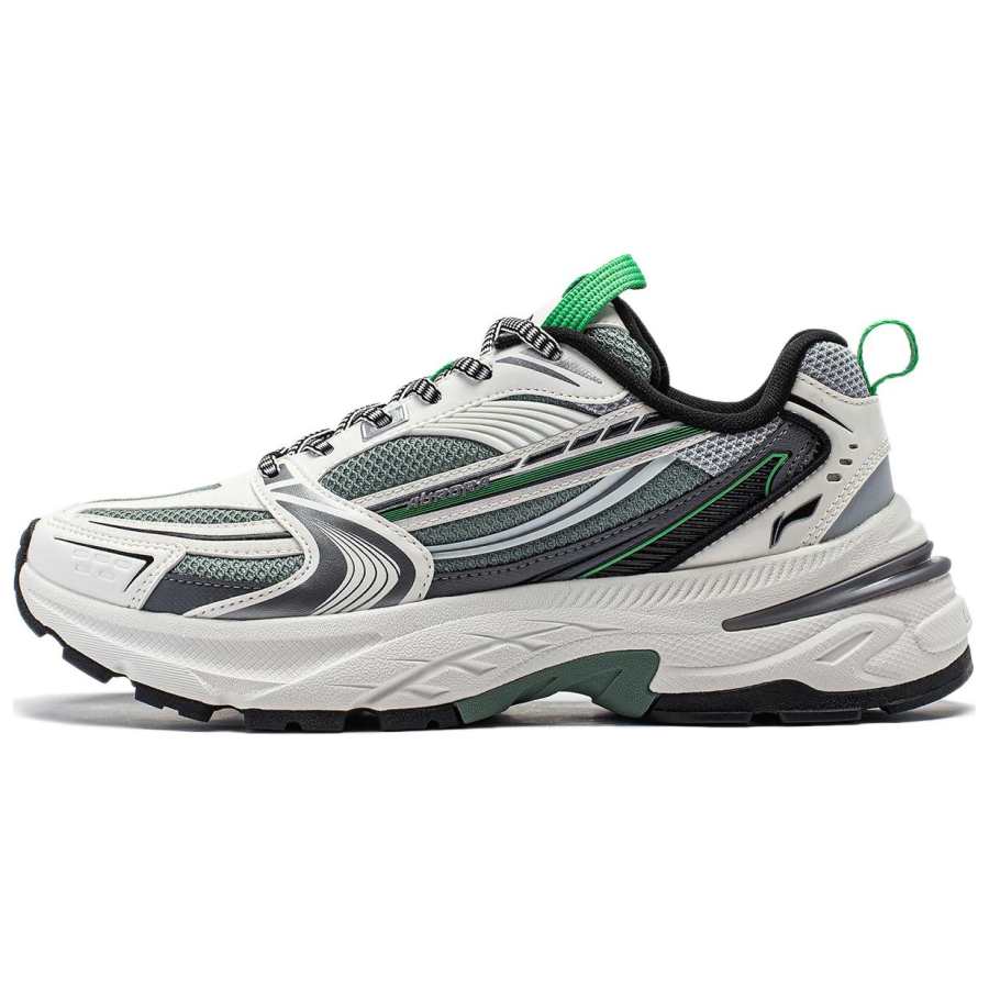 Li-Ning Li Ning Aurora 2K V2 Synthetic Leather Abrasion Resistant Slip Resistant Low top Casual Shoes Women's