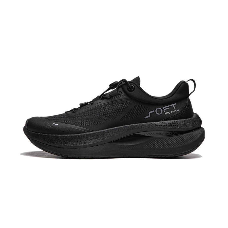 Li-Ning Li Ning SOFT GO MAX Slip Resistant, Abrasion Resistant, Breathable Low top Casual Shoes Men's Black