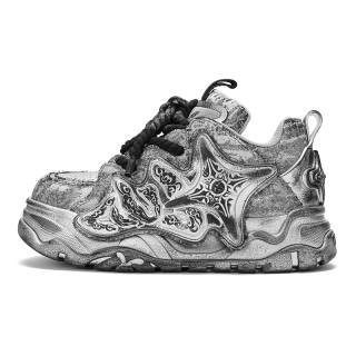 X·LUN Cosmic Collection Textile, Leather Cushioning Slip Resistant Coverage Height Increasing Low top Casual Shoes