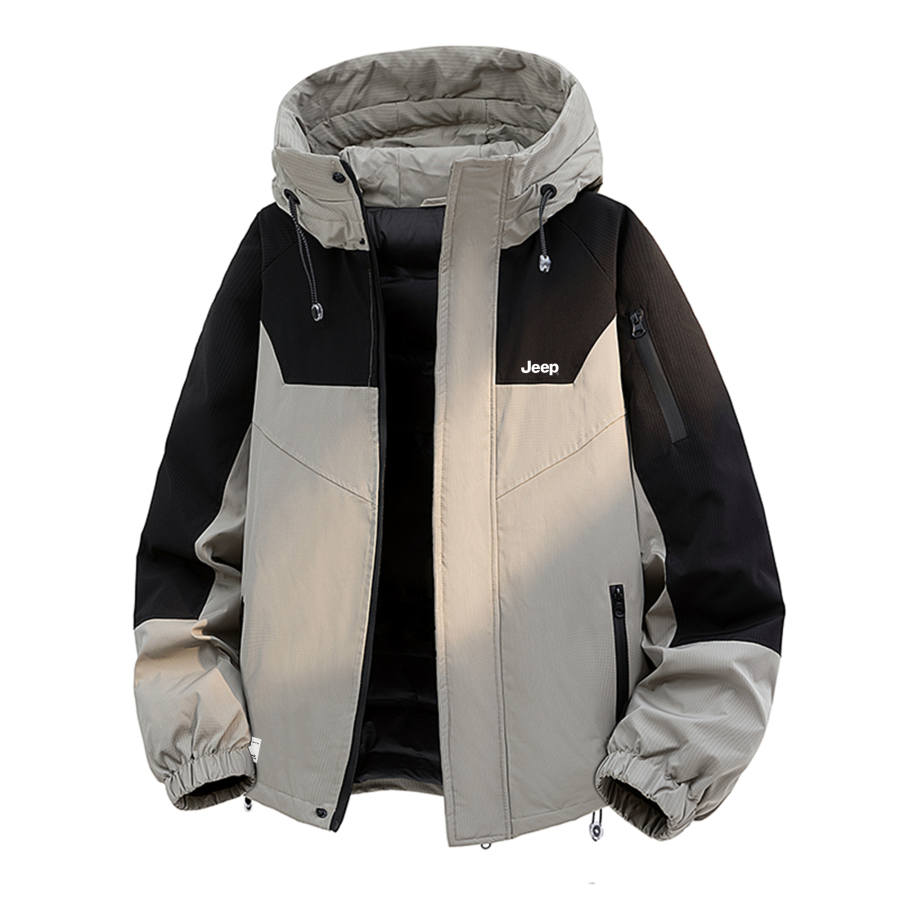 Jeep Jeep Down Jackets Unisex Hooded Thickened Down Jacket