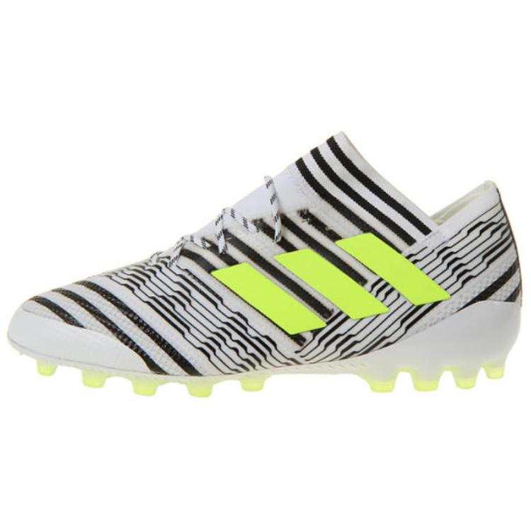 Adidas Adidas Nemeziz 17.1 Slip Resistant Abrasion Resistant Soccer Shoes Men's White Black