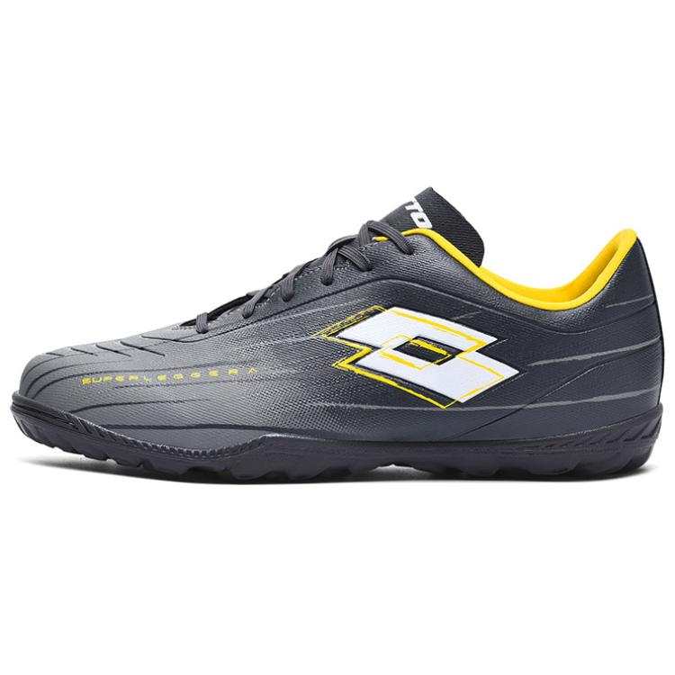 LOTTO Slip Resistant Abrasion Resistant Slip Resistant Abrasion Resistant Soccer Shoes Men's Gray