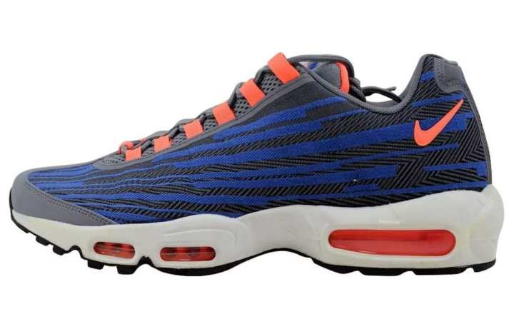 Nike Nike Air Max 95 Jcrd Cool Grey/Bright Mango Black Game Royal