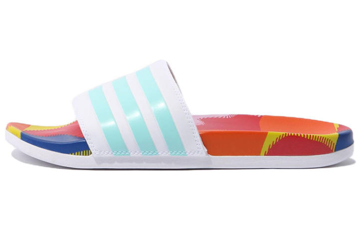 Adidas Adidas Adilette Comfort Slide 'White Clear Aqua'