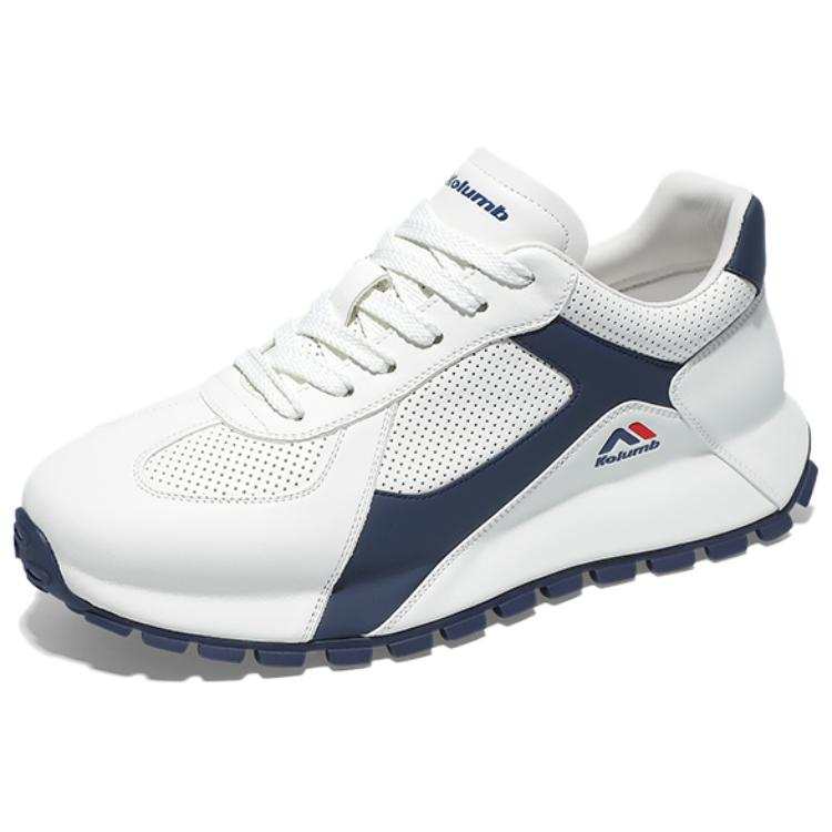 Kolumb Slip Resistant, Abrasion Resistant, Breathable Low top Casual Shoes Men's White Blue