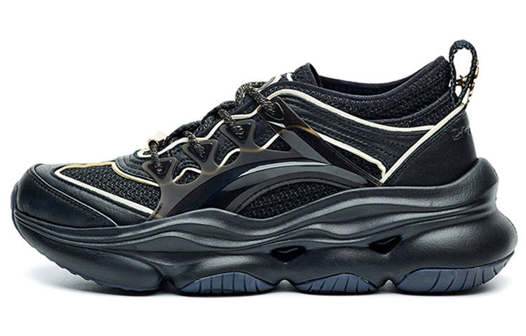 LI-NING 1990 LI NING 1990 Casual Shoes Women's Low Top Black