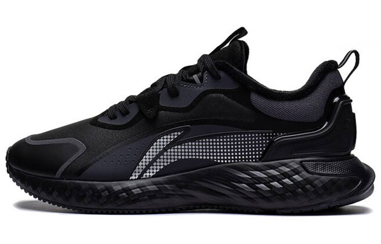 Li-Ning Li Ning Cloud Shield Textile, Synthetic Leather Cushioning Slip Resistant Abrasion Resistant Low top Casual Shoes Men's