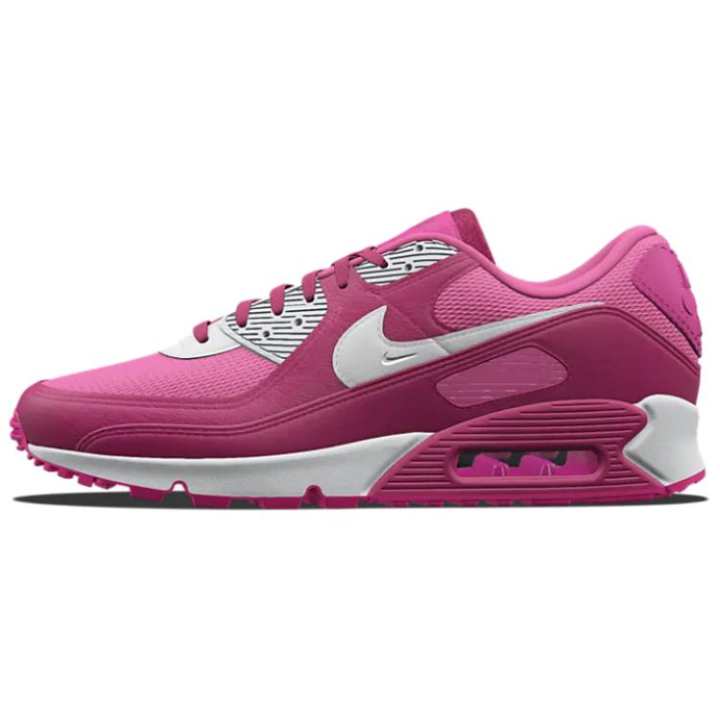 Nike Nike Air Max 90 Cushioning, Wear Resistant Low top Casual Shoes Unisex Pink