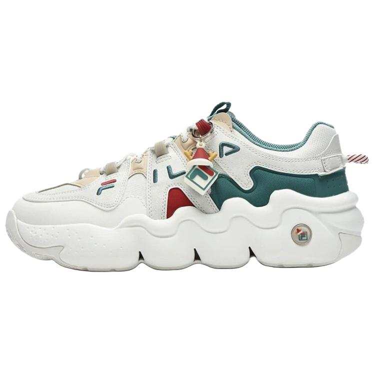FILA PANINI XMAS Abrasion Resistant Low top Casual Shoes Men's White