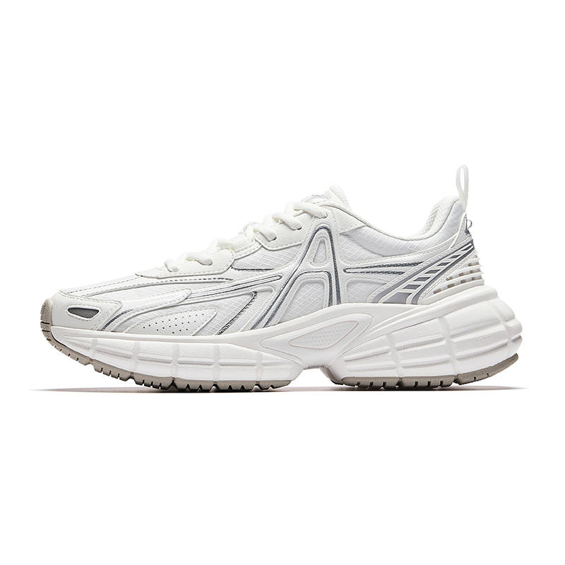 Anta Dawn Abrasion Resistant Cushioning Support Coverage Low top Casual Shoes Men's Papyrus White