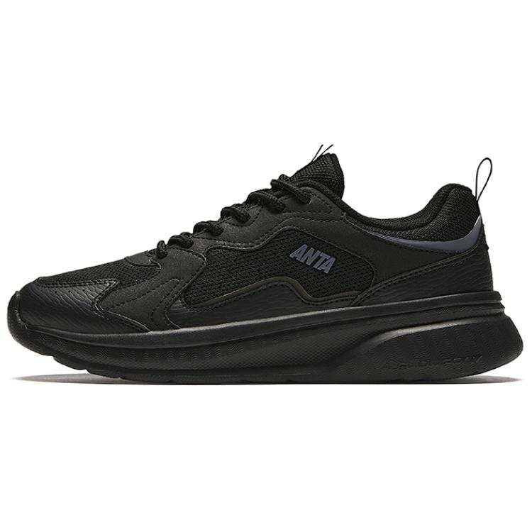 Anta Life Collection Cushioning Slip Resistant Low top Casual Shoes Women's Black Gray