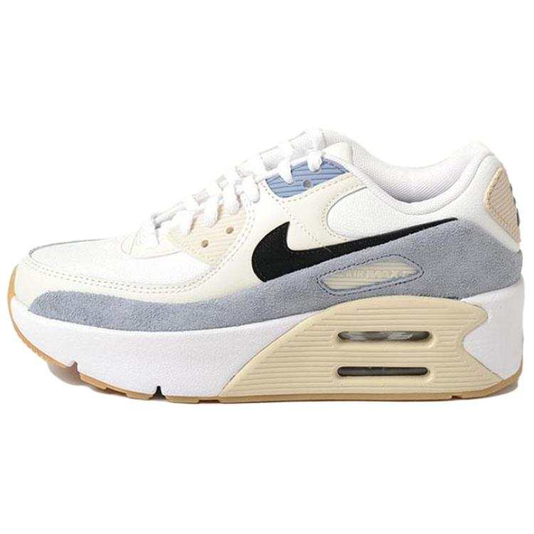 Nike Nike Air Max 90 LV8 White Ashen Slate Light Orewood Brown Black Women's