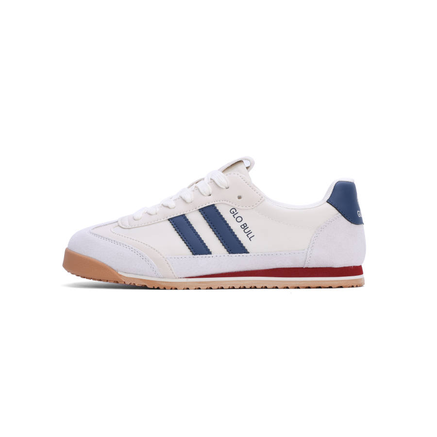 GLO BULL Casual Shoes Unisex Low Top Beige Blue Red