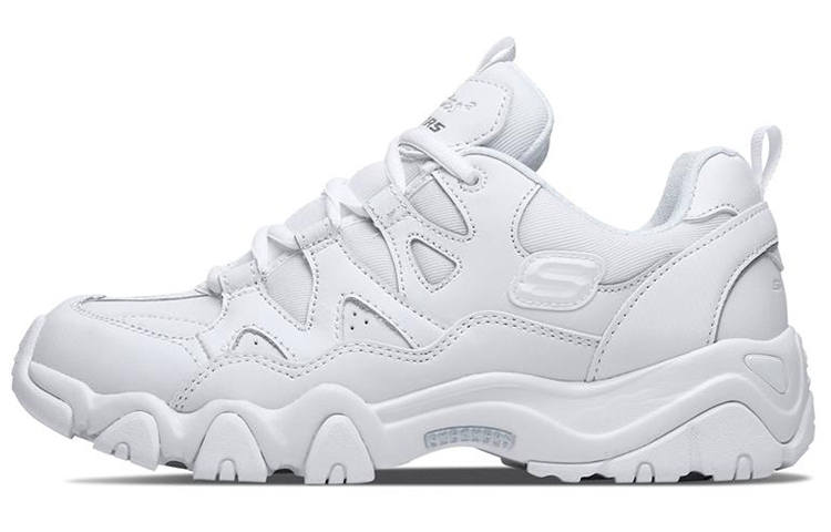 Skechers D'Lites 2.0 Low Top Running Shoes White Women's
