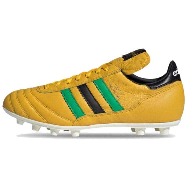 Adidas Adidas COPA MUNDIAL Comfortable Slip Resistant Abrasion Resistant Soccer Shoes Unisex Gold Black