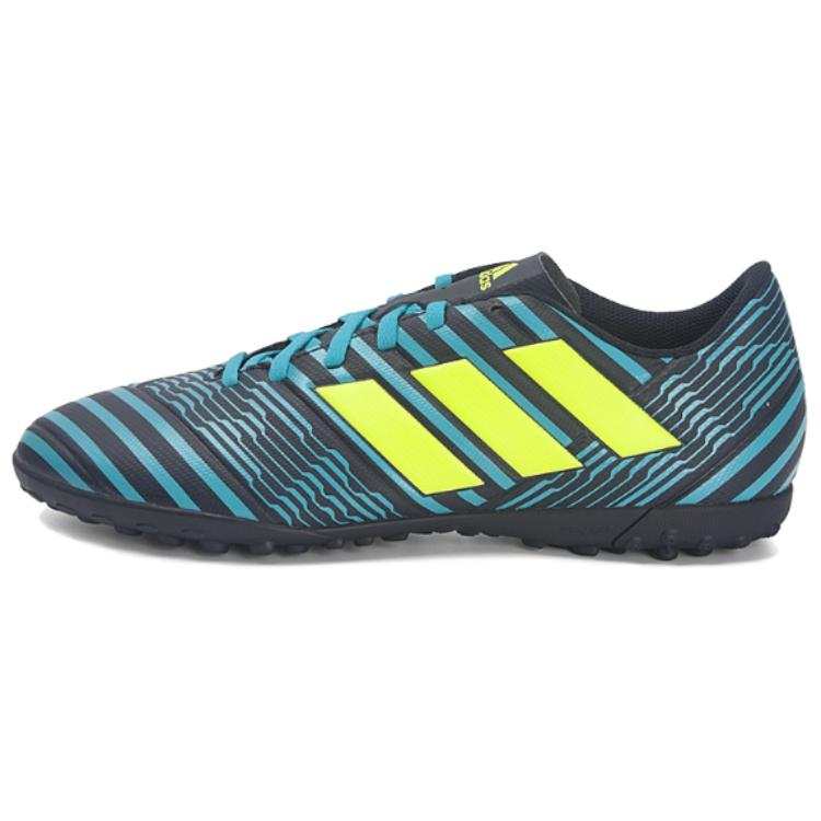 Adidas Adidas Slip Resistant Abrasion Resistant Soccer Shoes Men's Blue Black Yellow