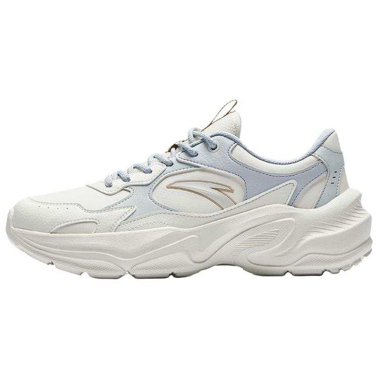 Anta Millennial Generation Abrasion Resistant Breathable Lightweight Height Increasing Low top Casual Shoes Women's
