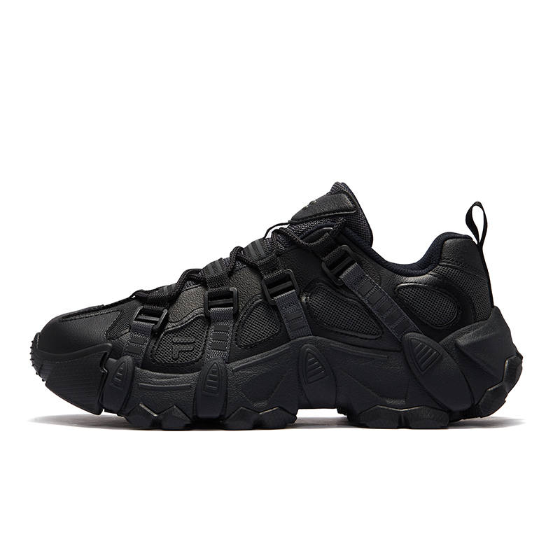 FILA FUSION EXOCET Mountains Shoes Mountains Shoes Lace Up Low top Casual Shoes Women's Gray Black